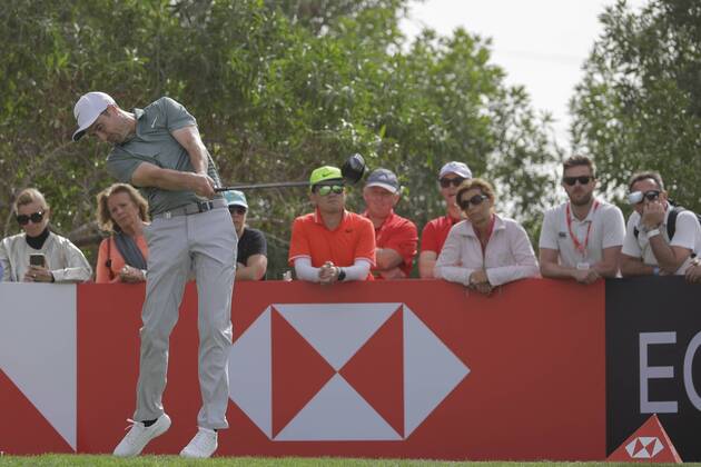 HSBC Abu Dhabi Golf Championship Day Four Ross Fisher tees off on Day Four of the HSBC Abu Dhabi Golf Championship at Abu Dhabi Golf Club, UAE. Content Not Available For UK Newspapers Copyright: xNickxWhitworthx FIL-11242-0027