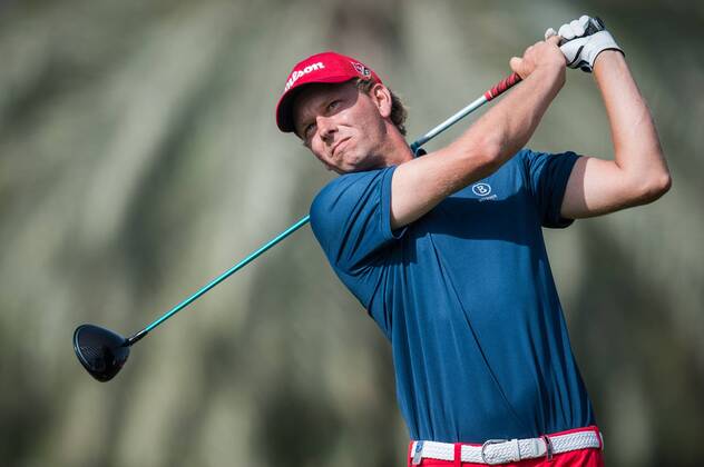 Marcel Siem of Germany during the first round of the Omega Dubai Desert Classic European Tour 2018 at the Emirates Golf Club, Dubai, UAE on 25 January 2018. Copyright: xGrantxWinterx 18690038