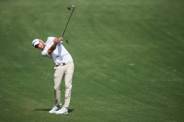 Maximilian Kieffer of Germany in first round action during the Omega Dubai Desert Classic European Tour 2018 at the Emirates Golf Club, Dubai, UAE on 25 January 2018. Copyright: xGrantxWinterx 18690047