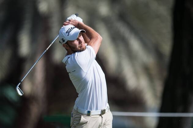 Maximilian Kieffer of Germany in first round action during the Omega Dubai Desert Classic European Tour 2018 at the Emirates Golf Club, Dubai, UAE on 25 January 2018. Copyright: xGrantxWinterx 18690050