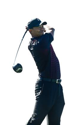January 25, 2018 - San Diego, California, United States - Tiger Woods tees off the 4th hole during the first round of the 2018 Farmers Insurance Open at Torrey Pines GC. PGA Golf Herren 2018: Farmers Insurance Open - Round 1 - ZUMAw109 20180125_zap_w109_023 Copyright: xDebbyxWongx