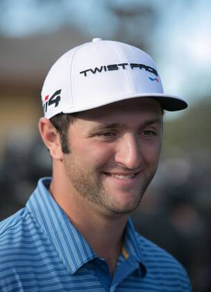January 25, 2018 - La Jolla, California, U.S - Jon Rahm at the Farmers Insurance Open on Thursday January 25, 2018 at the Torrey Pines Golf Course in La Jolla, California. 2018 Farmers Insurance Open - ZUMAp124 20180125_zaa_p124_023 Copyright: xJavierxRojasx