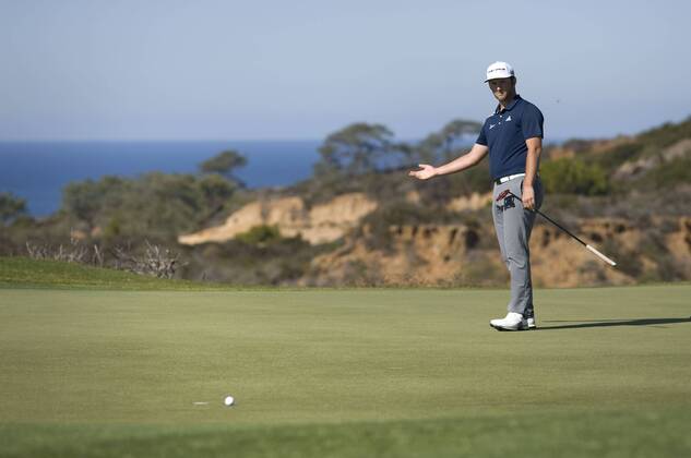 Spanish golfer Jon Rahm in action during the second day of the Farmers Insurance Open of the PGA Golf Herren Tour at the Torrey Pines golf course in San Diego, United States, 26 January 2018. Farmers Insurance Open in San Diego !ACHTUNG: NUR REDAKTIONELLE NUTZUNG!  Copyright: xDavidxMaungx SAN006 20180126-636526075619538835