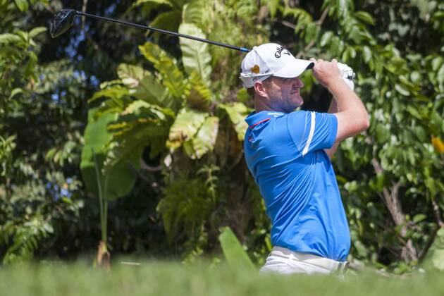 February 4, 2018 - Shah Alam, Kuala Lumpur, Malaysia - Marc Warren is seen taking a shot from hole 6 at the last day of Maybank Championship 2018...The Maybank Championship 2018 golf event is being hosted on 1st to 4th February at Saujana Golf & Country Club. KL: Maybank championship last day - ZUMAs197 81794774st Copyright: xFarisxHadziqx xSopaxImagesx