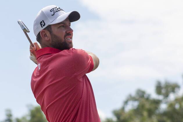 February 4, 2018 - Shah Alam, Kuala Lumpur, Malaysia - Scott Jamieson is seen taking a shot from hole 16 at the last day of Maybank Championship 2018...The Maybank Championship 2018 golf event is being hosted on 1st to 4th February at Saujana Golf & Country Club. KL: Maybank championship last day - ZUMAs197 81794791st Copyright: xFarisxHadziqx xSopaxImagesx