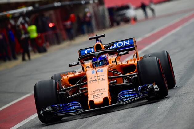 Fernando Alonso McLaren Renault formula 1 GP Test Barcelona Spain 26 02 2018 Photo mspb Jerry Andre Fernando Alonso Formula 1 GP Test Barcelona 26 02 2018