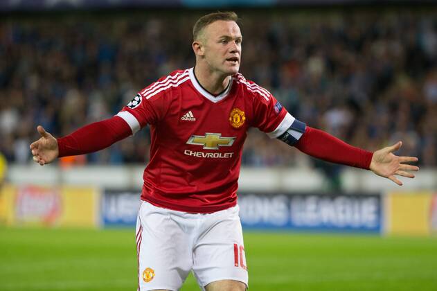 - BRUGGE, BELGIUM: Manchester s Wayne Rooney pictured during a soccer game between Belgian first league team Club Brugge KV and British club Manchester United ManU FC in Brugge, Wednesday 26 August 2015, the return game of the play-offs of the UEFA Champions League competition. Manchester United won the first leg 3-1. KURTxDESPLENTER  x84638755x
