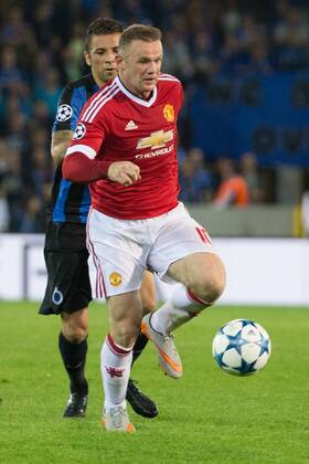 - BRUGGE, BELGIUM: Manchester s Wayne Rooney pictured in action during a soccer game between Belgian first league team Club Brugge KV and British club Manchester United ManU FC in Brugge, Wednesday 26 August 2015, the return game of the play-offs of the UEFA Champions League competition. Manchester United won the first leg 3-1. KURTxDESPLENTER  x84639262x