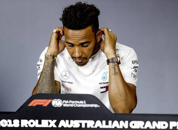 Motorsports: FIA Formula One World Championship WM Weltmeisterschaft 2018, Melbourne, Victoria : Motorsports: Formula 1 2018 Rolex Australian Grand Prix, 44 Lewis Hamilton (GBR, Mercedes AMG Petronas F1 Team), Melbourne Australia