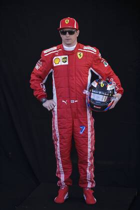 22nd March 2018, Melbourne Grand Prix Circuit, Melbourne, Australia; Melbourne Formula One Grand Prix, Arrivals and press conference PK Pressekonferenz The number 7 Scuderia Ferrari driver Kimi Raikkanen  ActionPlus12003764