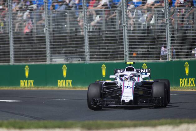 23rd March 2018, Melbourne Grand Prix Circuit, Melbourne, Australia; Melbourne Formula One Grand Prix, Friday free practice; The number 35 Williams Martini driven by Sergey Sirotkin  ActionPlus12004154