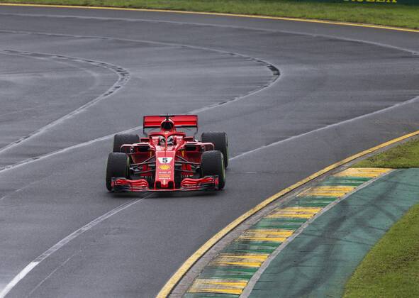 24th March 2018, Melbourne Grand Prix Circuit, Melbourne, Australia; Melbourne Formula One Grand Prix, qualifying; The number 5 Scuderia Ferrari driven by Sebastian Vettel  ActionPlus12004722