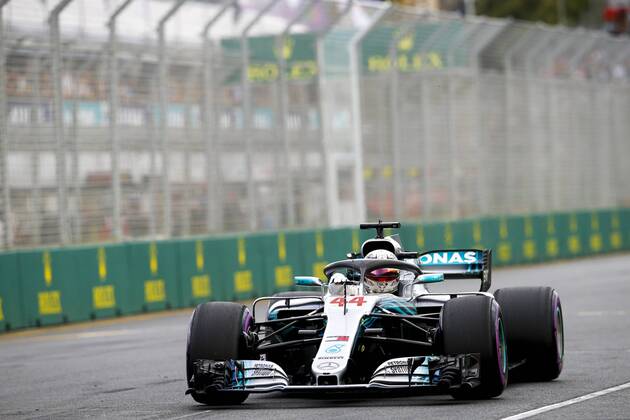 Motorsports: FIA Formula One World Championship WM Weltmeisterschaft 2018, Melbourne, Victoria : Motorsports: Formula 1 2018 Rolex Australian Grand Prix, 44 Lewis Hamilton (GBR, Mercedes AMG Petronas F1 Team), Melbourne Australia