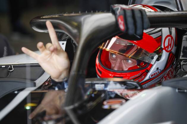 MAGNUSSEN Kevin (dnk), Haas F1 Team VF-18 Ferrari, portrait during 2018 Formula 1 championship at Melbourne, Australian Grand Prix, from March 22 To 25 - s: FIA Formula One World Championship WM Weltmeisterschaft 2018, Melbourne, Victoria : Motorsports: Formula 1 2018 Rolex Australian Grand Prix, Melbourne Australia
