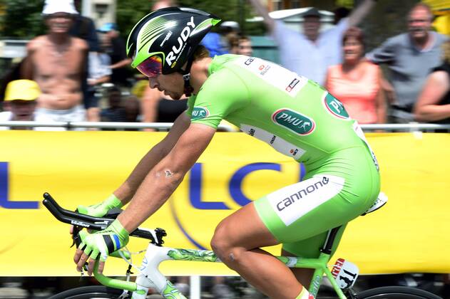 - GAP, FRANCE: Slovakian Peter Sagan of Liquigas-Cannondale pictured after the 17th stage of the 100th edition of the Tour de France cycling race, an individual time trial of 32km from Embrun to Chorges, France, on Wednesday 17 July 2013. YORICKxJANSENS  x44706671x