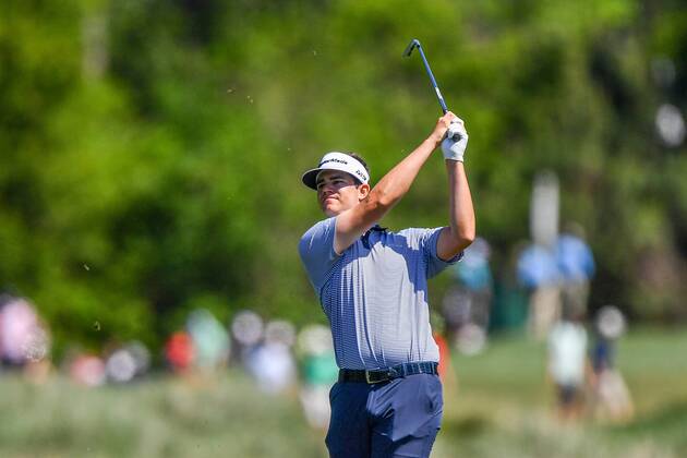 March 31, 2018: Beau Hossler in action during the Houston Open at the Golf Club of Houston in Humble, Texas. CSM PGA Golf Herren 2018: Houton Open MAR 31 - ZUMAc04_ 20180331_zaf_c04_041 Copyright: xChrisxBrownx