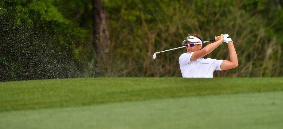 April 1, 2018: Ian Poulter hits on to the 2nd green to eventually make a birdy during the Houston Open at the Golf Club of Houston in Humble, Texas. CSM PGA Golf Herren 2018: Houton Open APR 1 - ZUMAc04_ 20180401_zaf_c04_109 Copyright: xChrisxBrownx