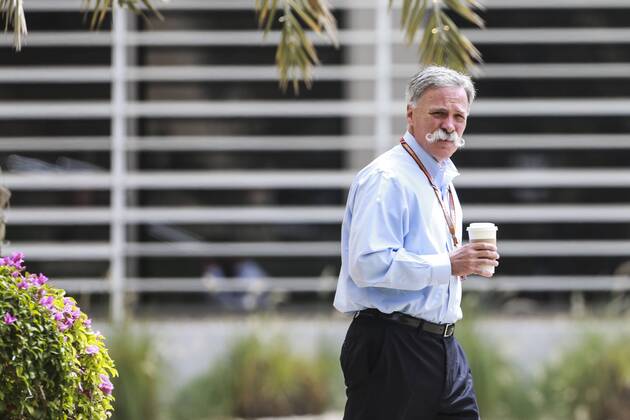 Chase Carey, Chairman, Formula One. Sakhir Bahrain