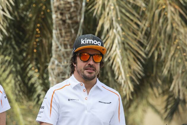 Motorsports: FIA Formula One World Championship WM Weltmeisterschaft 2018, Grand Prix of Bahrain, 14 Fernando Alonso (ESP, McLaren-Renault), Sakhir Bahrain