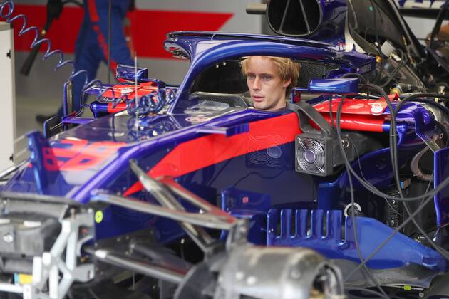 Brendon Hartley Scuderia Toro Rosso Grand Prix of Bahrain 2018 race 08 04 18 Photo Illmann Eibner Sachir Copyright: xEIBNER Illmannx EP_EER