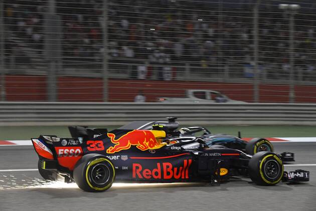 Motorsports: FIA Formula One World Championship WM Weltmeisterschaft 2018, Grand Prix of Bahrain, 33 Max Verstappen (NDL, Red Bull Racing), Sakhir Bahrain