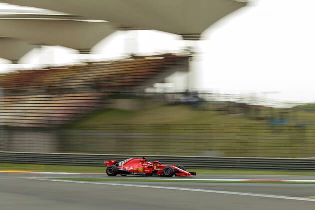 Sebastian Vettel Scuderia Ferrari Grand Prix of China 2018 Free Practice 13 04 18 Shanghai Copyright: xEIBNER Illmannx EP_EER