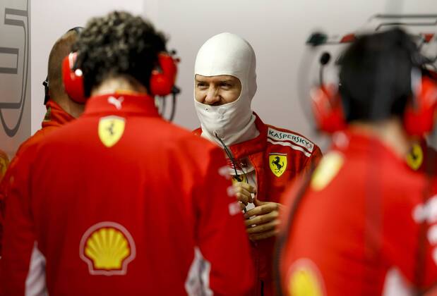Shanghai: Motorsports: Formula 1 2018 Heineken Chinese Grand Prix Chinese Formula One Grand Prix Shanghai Circuit April 08, 2018 in Shanghai, China. , 5 Sebastian Vettel (GER, Scuderia Ferrari) Shanghai China
