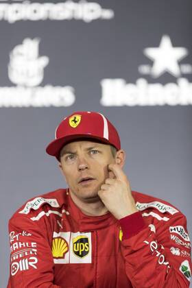Finnish F1 driver Kimi Raikkonen of Ferrari attends the press conference PK Pressekonferenz after the 2018 Formula One Chinese Grand Prix at the Shanghai International Circuit in Shanghai, China, 15 April 2018. Red Bull driver Daniel Ricciardo yanked off his right shoe, poured champagne into it as he stood on the podium, and then drank up to his unlikely victory in Sunday s Chinese Grand Prix. The Australian started from the third row, but took advantage when the safety car came out on the 31st lap to allow him to get fresh, soft tires when the other leaders were running on worn rubber and couldn t get in quickly to change. Red Bull s Daniel Ricciardo wins Chinese Grand Prix; 6th career win  20180415_08792