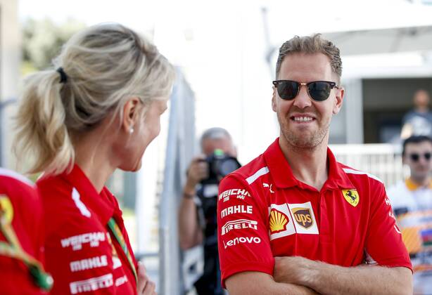 Motorsports: World Championship WM Weltmeisterschaft 2018; Grand Prix Azerbaijan, Grand Prix of Europe, Formula 1 2018 Azerbaijan Grand Prix, , 5 Sebastian Vettel (GER, Scuderia Ferrari) Baku Azerbaijan