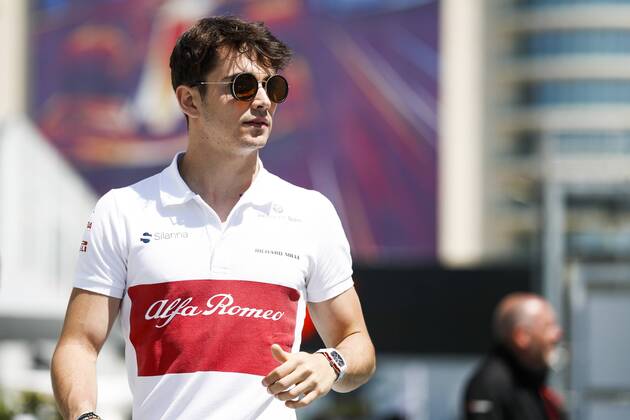 Motorsports: World Championship WM Weltmeisterschaft 2018; Grand Prix Azerbaijan, Grand Prix of Europe, Formula 1 2018 Azerbaijan Grand Prix, , 16 Charles Leclerc (MON Alfa Romeo Sauber F1 Team) , Baku Azerbaijan