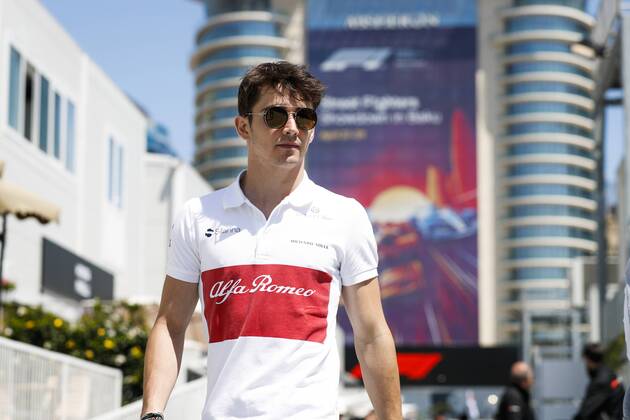 Motorsports: World Championship WM Weltmeisterschaft 2018; Grand Prix Azerbaijan, Grand Prix of Europe, Formula 1 2018 Azerbaijan Grand Prix, , 16 Charles Leclerc (MON Alfa Romeo Sauber F1 Team) , Baku Azerbaijan