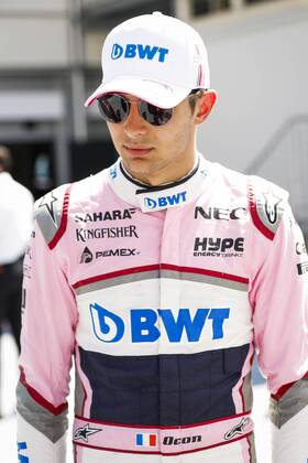 Motorsports: World Championship WM Weltmeisterschaft 2018; Grand Prix Azerbaijan, Grand Prix of Europe, Formula 1 2018 Azerbaijan Grand Prix, 31 Esteban Ocon (Sahara Force India F1 Team) Baku Azerbaijan