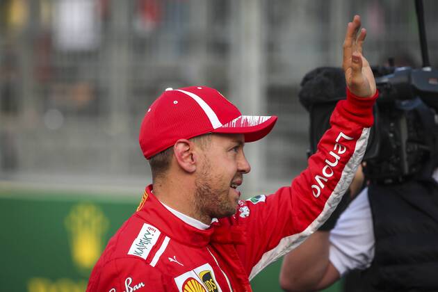 Motorsports: World Championship WM Weltmeisterschaft 2018; Grand Prix Azerbaijan, Grand Prix of Europe, Formula 1 2018 Azerbaijan Grand Prix, , 5 Sebastian Vettel (GER, Scuderia Ferrari) , 5 Sebastian Vettel (GER, Scuderia Ferrari) Baku Azerbaijan
