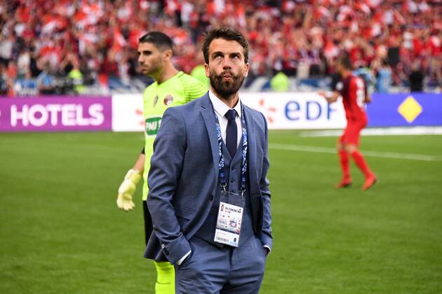 STEPHANE MASALA (ENTRAINEUR LES HERBIERS) FOOTBALL : Les Herbiers vs Paris SG - Coupe de France - Finale - 08 05 2018 AnthonyBIBARD FEP Panoramic 