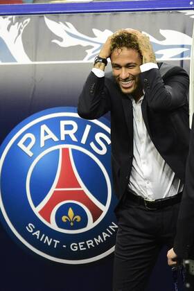 Neymar Jr (PSG) FOOTBALL : Les herbiers vs PSG - Finale de la Coupe de France - St Denis - 08 05 2018 JBAutissier Panoramic 