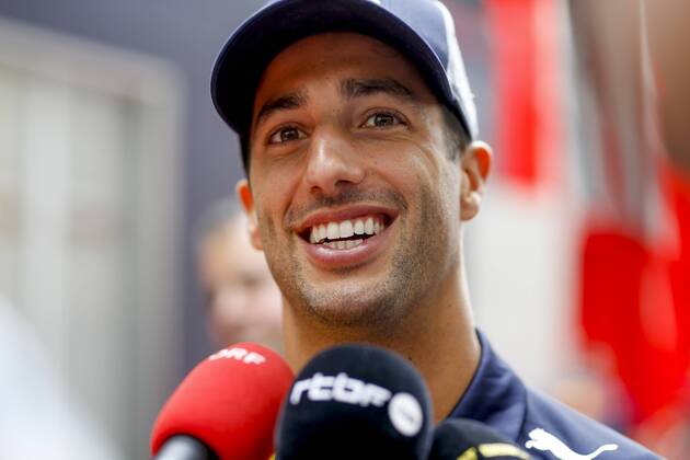 Motorsports: FIA Formula One World Championship WM Weltmeisterschaft 2018, Grand Prix of Spain, 3 Daniel Ricciardo (AUS, Aston Martin Red Bull Racing), Barcelona Spain