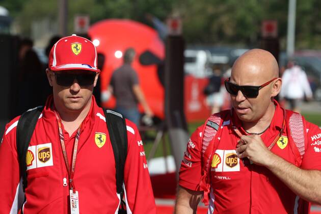 Photo4 LaPresse 11 05 2018 Barcelona, Spain Grand Prix Formula One Spain 2018 In the pic: Kimi Raikkonen (FIN) Scuderia Ferrari SF71H & xa9; Photo4 LaPresse 11 05 2018 Barcelona, Spain Sport Grand Prix Formula One Spain 2018 In the pic: Kimi Raikkonen (FIN) Scuderia Ferrari SF71H  Copyright: xPhoto4 LaPressex