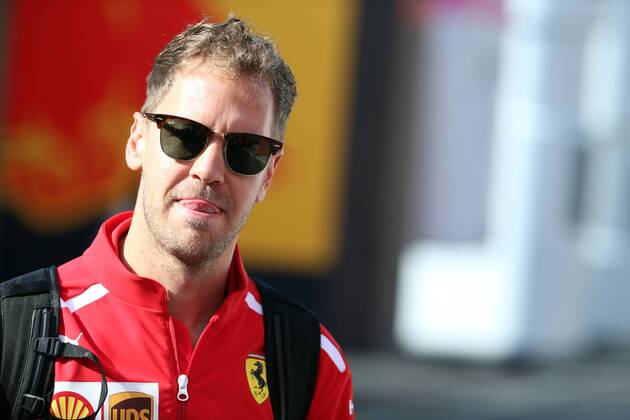 Photo4 LaPresse 11 05 2018 Barcelona, Spain Grand Prix Formula One Spain 2018 In the pic: Sebastian Vettel (GER) Scuderia Ferrari SF71H & xa9; Photo4 LaPresse 11 05 2018 Barcelona, Spain Sport Grand Prix Formula One Spain 2018 In the pic: Sebastian Vettel (GER) Scuderia Ferrari SF71H  Copyright: xPhoto4 LaPressex
