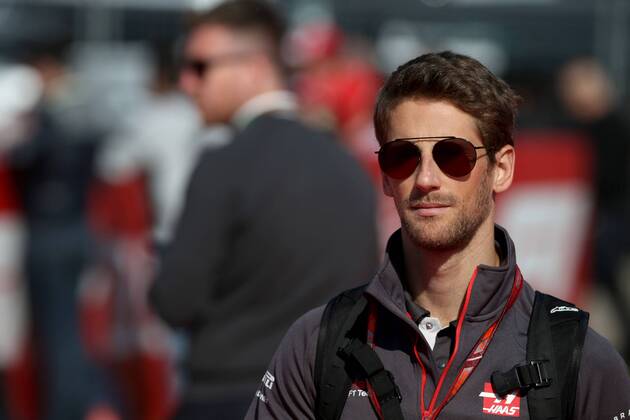 Photo4 LaPresse 11 05 2018 Barcelona, Spain Grand Prix Formula One Spain 2018 In the pic: Romain Grosjean (FRA) Haas F1 Team VF-18 & xa9; Photo4 LaPresse 11 05 2018 Barcelona, Spain Sport Grand Prix Formula One Spain 2018 In the pic: Romain Grosjean (FRA) Haas F1 Team VF-18  Copyright: xPhoto4 LaPressex