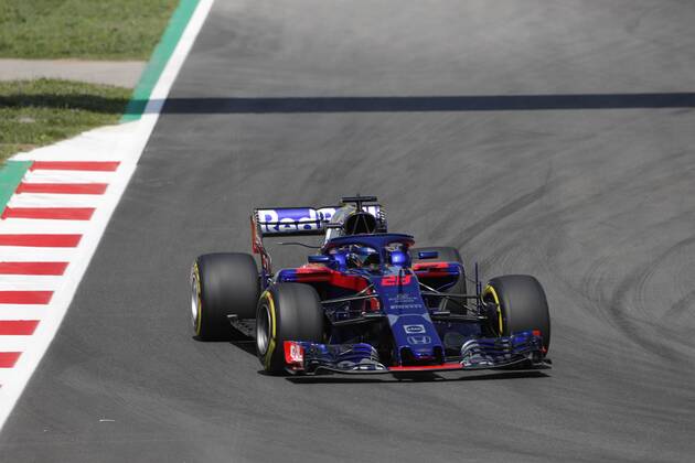 Photo4 LaPresse 11 05 2018 Barcelona, Spain Grand Prix Formula One Spain 2018 In the pic: Brendon Hartley (NZE) Scuderia Toro Rosso STR13 & xa9; Photo4 LaPresse 11 05 2018 Barcelona, Spain Sport Grand Prix Formula One Spain 2018 In the pic: Brendon Hartley (NZE) Scuderia Toro Rosso STR13  Copyright: xPhoto4 LaPressex