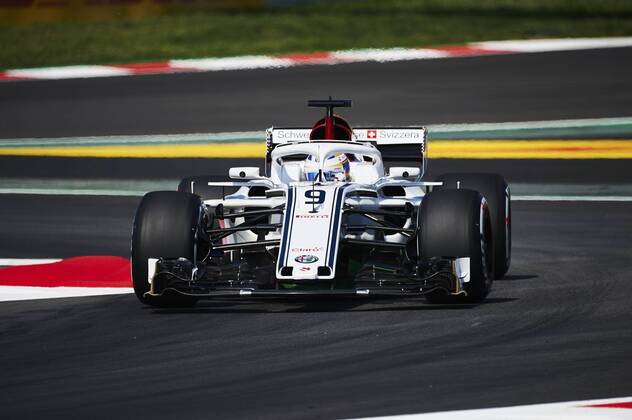 11th May, Circuit de Barcelona, Barcelona, Spain; Spanish Formula One Grand Prix, Friday free practice; Marcus Ericsson of the Sauber Team rounds the bend  ActionPlus12023426