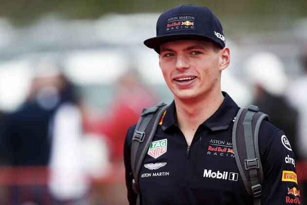 May 12, 2018 - Barcelona, Catalonia, Spain - May 12th, 2018 - Circuit de Barcelona-Catalunya, Montmelo, Spain - Formula One Spanish GP 2018; Max Verstappen of RedBull Racing arrives to the paddock. Barcelona Formula One Spanish GP; .May 12th - ZUMAa178 20180512_zap_a178_002 Copyright: xEricxAlonsox
