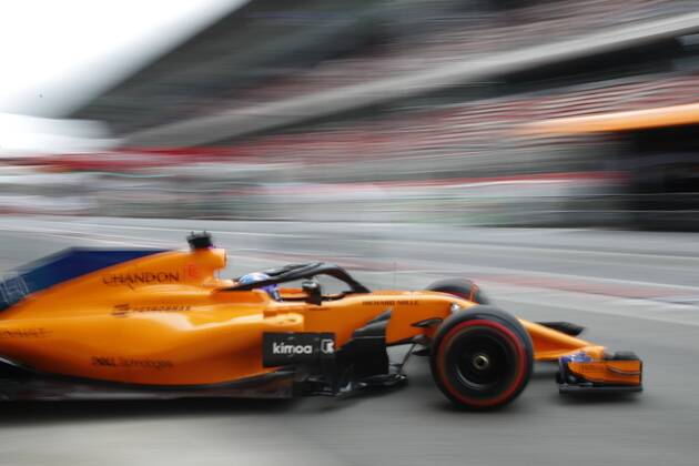 May 12, 2018 - Barcelona, Catalonia, Spain - May 12th, 2018 - Circuit de Barcelona-Catalunya, Montmelo, Spain - Formula One Spanish GP 2018; Fernando Alonso of Team McLaren during the FP3. Barcelona Formula One Spanish GP; .May 12th - ZUMAa178 20180512_zap_a178_019 Copyright: xEricxAlonsox