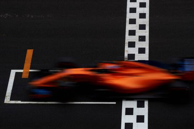 Spanish F-1 driver Fernando Alonso, of McLaren team, takes part in the third free training session for F-1 Spain GP race at Circuito de Barcelona-Cataluna circuit in Montmelo, outside Barcelona, Spain, 12 May 2018. The race will be held on 13 May 2018. Third free training session for F-1 Spain GP race !ACHTUNG: NUR REDAKTIONELLE NUTZUNG!  Copyright: xAlejandroxGarciax GRAF5491 20180512-636617320607315324