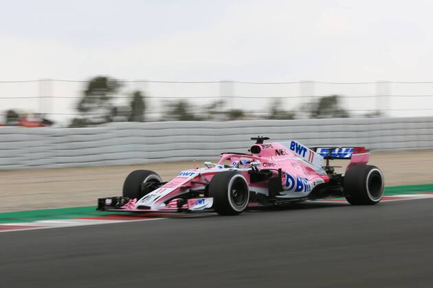 12th May, Circuit de Barcelona, Barcelona, Spain; Spanish Formula One Grand Prix, Saturday testing and qualifying; Sahara Force India, Sergio Perez  ActionPlus12023847