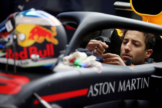 Photo4 LaPresse 12 05 2018 Barcelona, Spain Grand Prix Formula One Spain 2018 In the pic: Daniel Ricciardo (AUS) Red Bull Racing RB14 & xa9; Photo4 LaPresse 12 05 2018 Barcelona, Spain Sport Grand Prix Formula One Spain 2018 In the pic: Daniel Ricciardo (AUS) Red Bull Racing RB14  Copyright: xPhoto4 LaPressex
