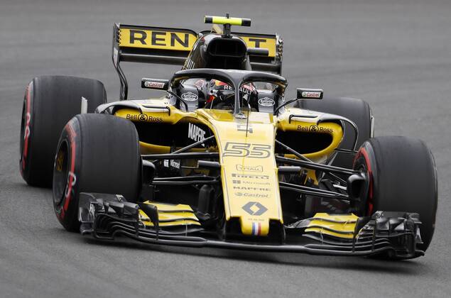 Spanish Carlos Sainz, of Renault, in action during the third training session for the 2018 Formula One Grand Prix of Spain at the Barcelona-Catalunya circuit in Montmelo, Barcelona, Spain, 12 May 2018. The 2018 Formula One Grand Prix of Spain will take place on 13 May 2018. Third free training session for Formula One Spain GP race !ACHTUNG: NUR REDAKTIONELLE NUTZUNG!  Copyright: xAndreuxDalmaux GRAF5522 20180512-636617348017726024