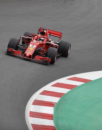 German F-1 driver Sebastian Vettel, of Ferrari team, takes part in the third free training session for F-1 Spain GP race at Circuito de Barcelona-Cataluna circuit in Montmelo, outside Barcelona, Spain, 12 May 2018. The race will be held on 13 May 2018. Third free training session for F-1 Spain GP race !ACHTUNG: NUR REDAKTIONELLE NUTZUNG!  Copyright: xAndreuxDalmaux GRAF5536 20180512-636617351753997920