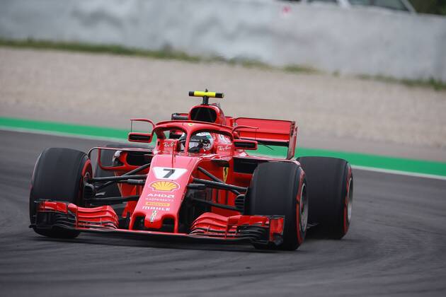 Photo4 LaPresse 12 05 2018 Barcelona, Spain Grand Prix Formula One Spain 2018 In the pic: Kimi Raikkonen (FIN) Scuderia Ferrari SF71H & xa9; Photo4 LaPresse 12 05 2018 Barcelona, Spain Sport Grand Prix Formula One Spain 2018 In the pic: Kimi Raikkonen (FIN) Scuderia Ferrari SF71H  Copyright: xPhoto4 LaPressex