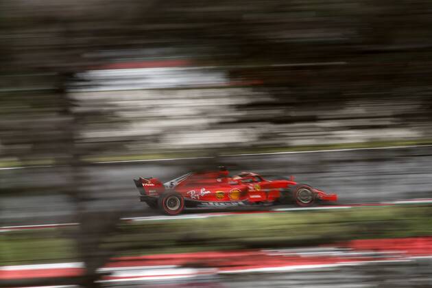Photo4 LaPresse 12 05 2018 Barcelona, Spain Grand Prix Formula One Spain 2018 In the pic: Sebastian Vettel (GER) Scuderia Ferrari SF71H & xa9; Photo4 LaPresse 12 05 2018 Barcelona, Spain Sport Grand Prix Formula One Spain 2018 In the pic: Sebastian Vettel (GER) Scuderia Ferrari SF71H  Copyright: xPhoto4 LaPressex